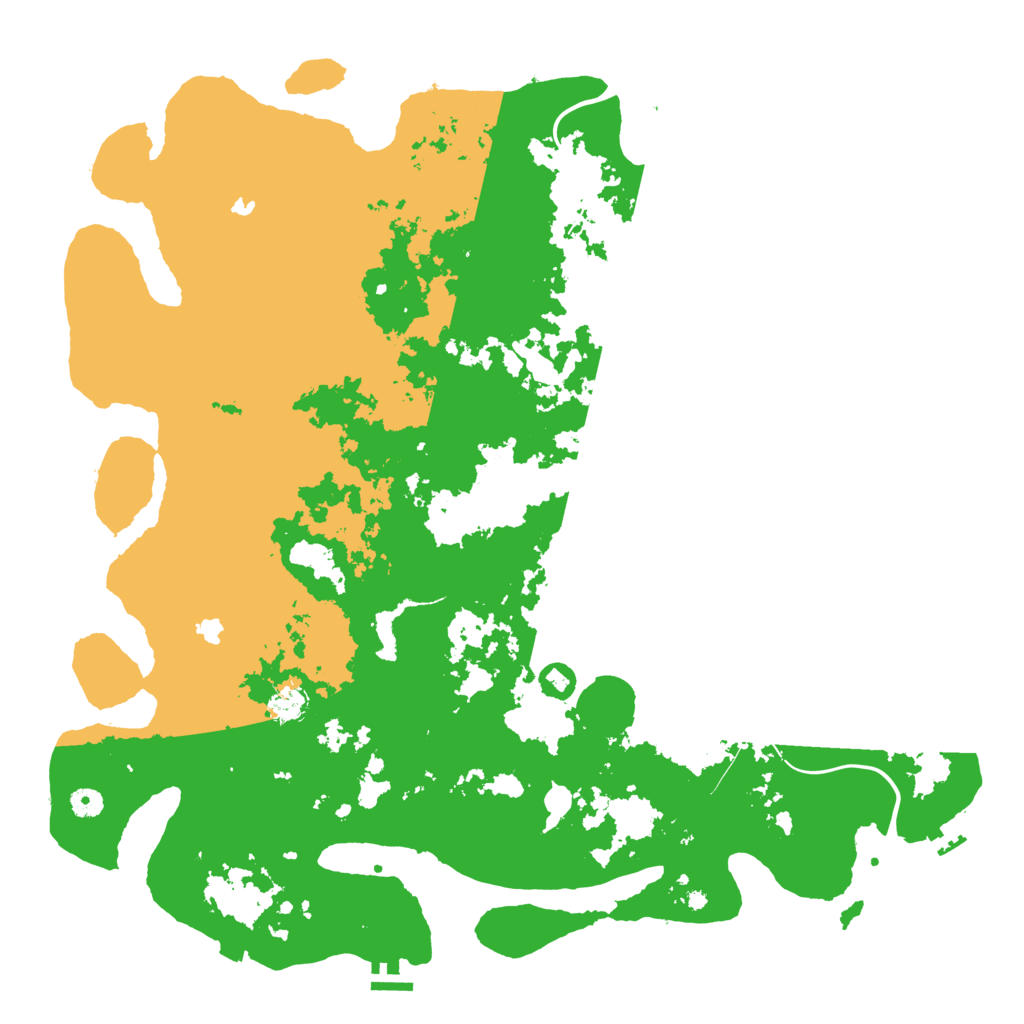 Biome Rust Map: Procedural Map, Size: 4900, Seed: 26798