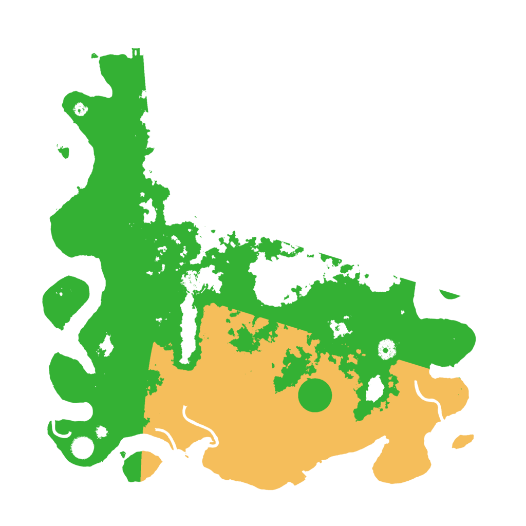 Biome Rust Map: Procedural Map, Size: 4108, Seed: 13825