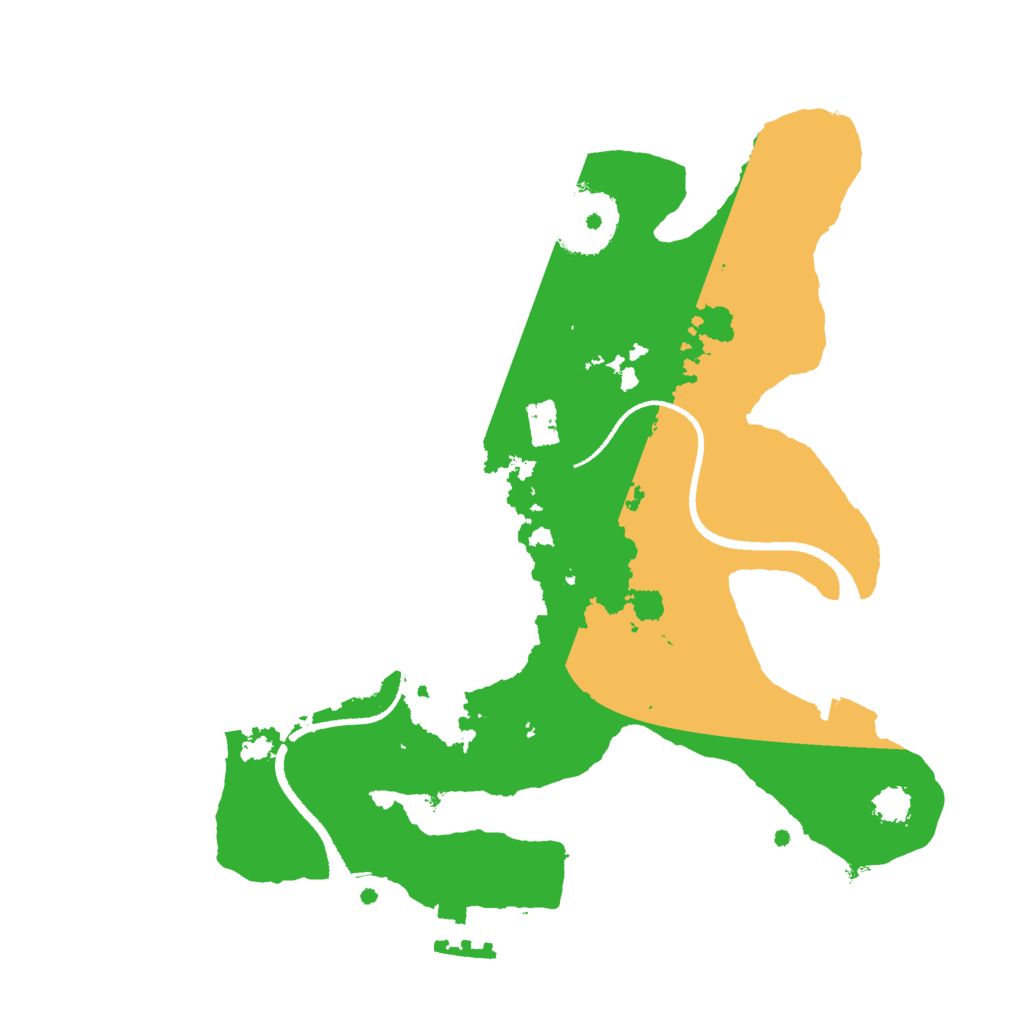 Biome Rust Map: Procedural Map, Size: 2500, Seed: 1148230097