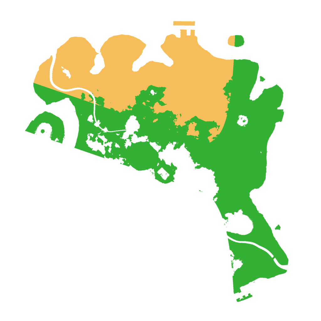 Biome Rust Map: Procedural Map, Size: 3000, Seed: 65731