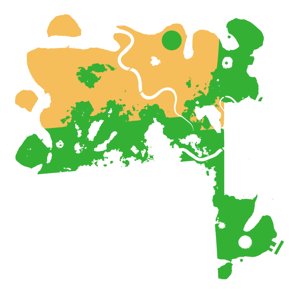 Biome Rust Map: Procedural Map, Size: 4000, Seed: 448150963
