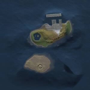Thumbnail Rust Map: Procedural Map, Size: 1200, Seed: 749001782, 2 Monuments