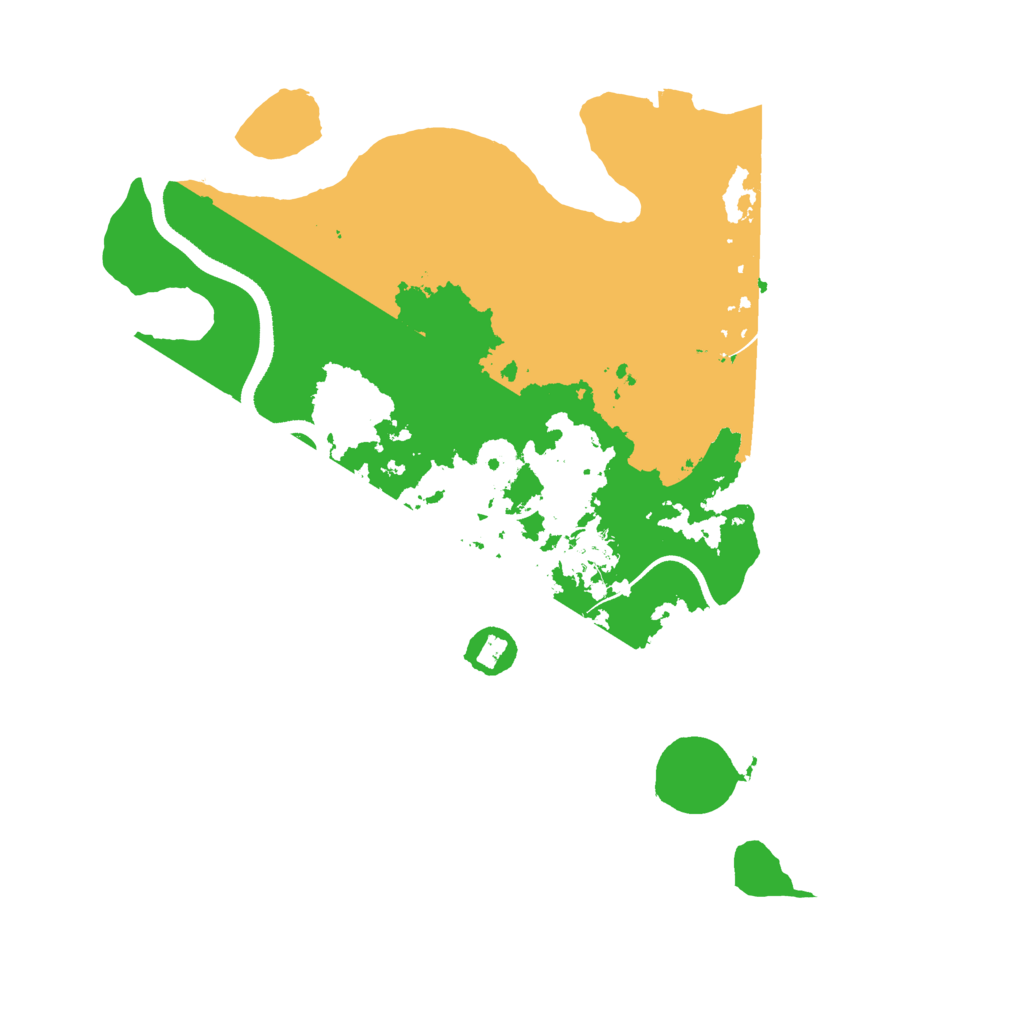 Biome Rust Map: Procedural Map, Size: 3500, Seed: 56724585