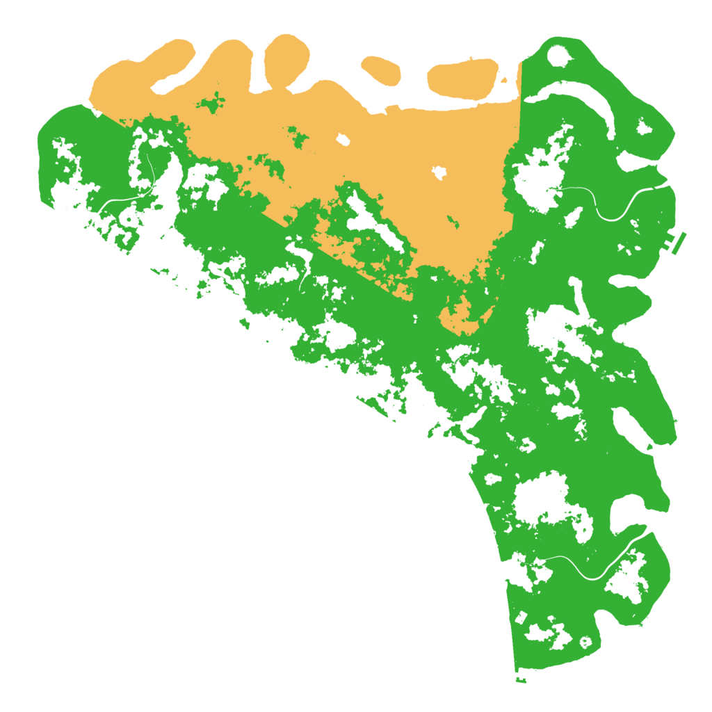 Biome Rust Map: Procedural Map, Size: 5999, Seed: 999999