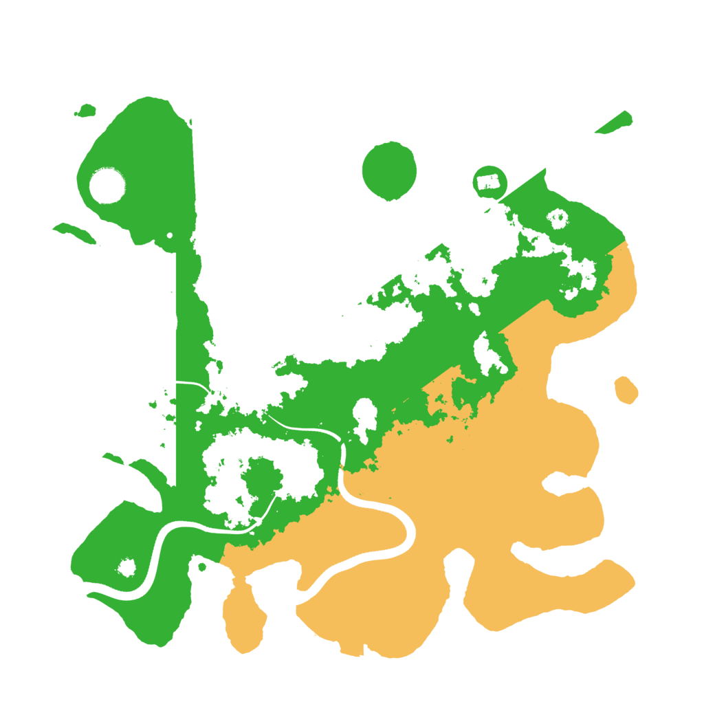 Biome Rust Map: Procedural Map, Size: 3500, Seed: 44109961