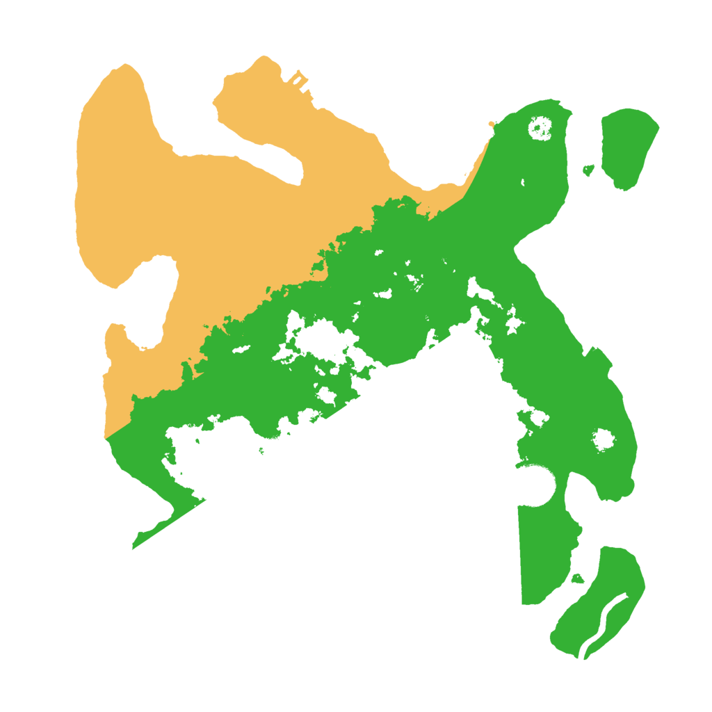 Biome Rust Map: Procedural Map, Size: 3000, Seed: 348489