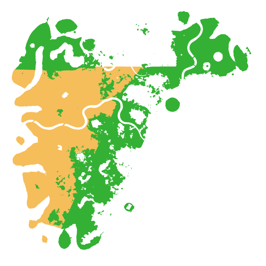Biome Rust Map: Procedural Map, Size: 5000, Seed: 407427372