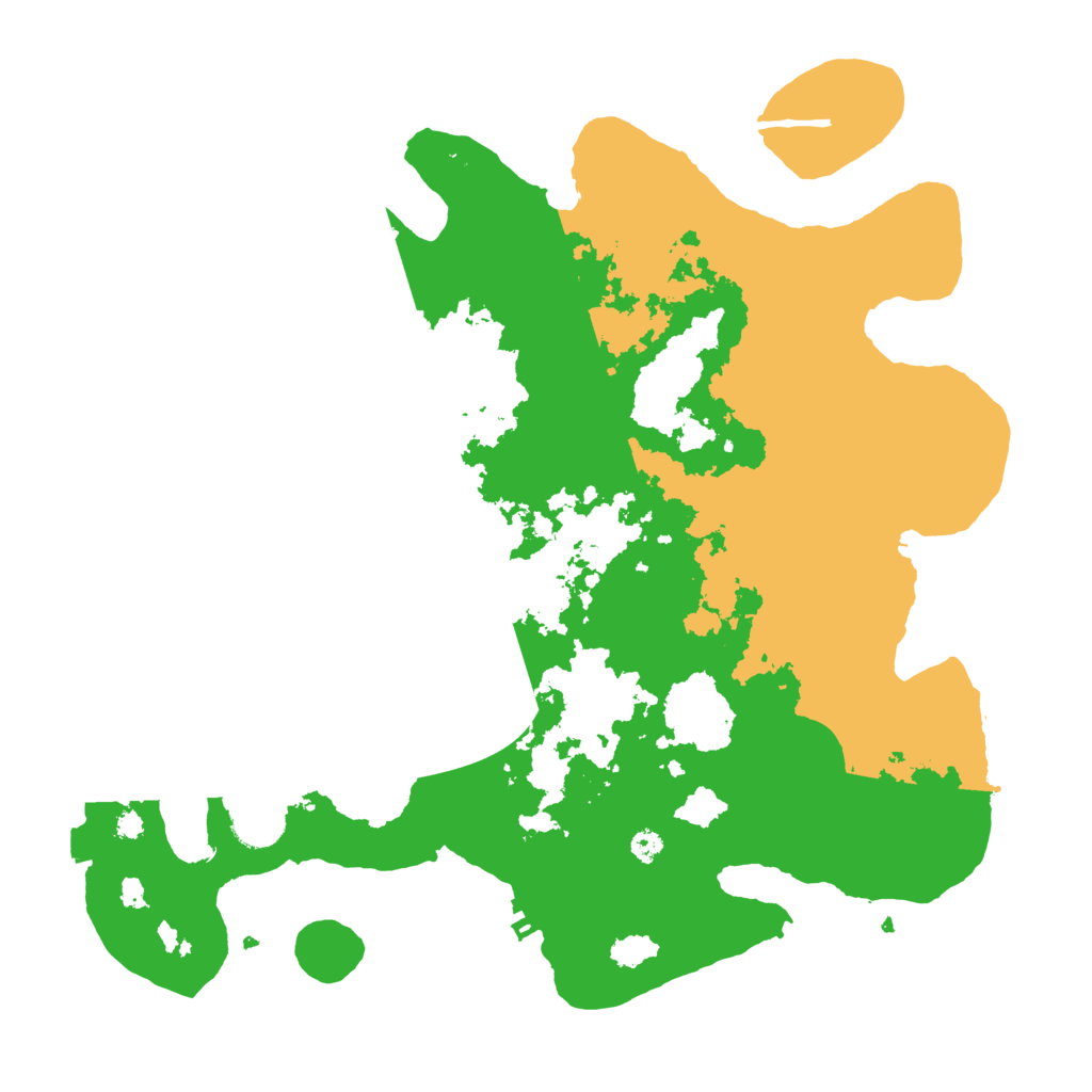 Biome Rust Map: Procedural Map, Size: 3600, Seed: 10406