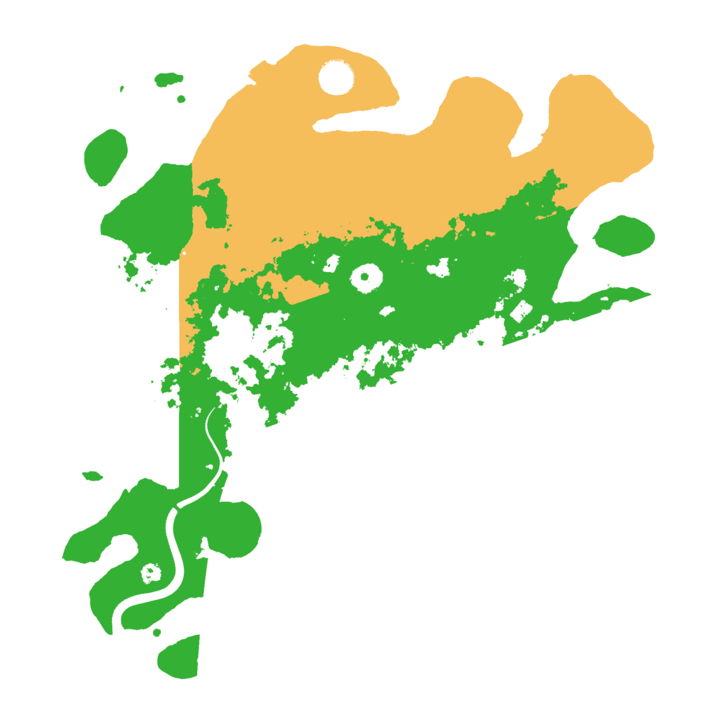 Biome Rust Map: Procedural Map, Size: 3600, Seed: 20406