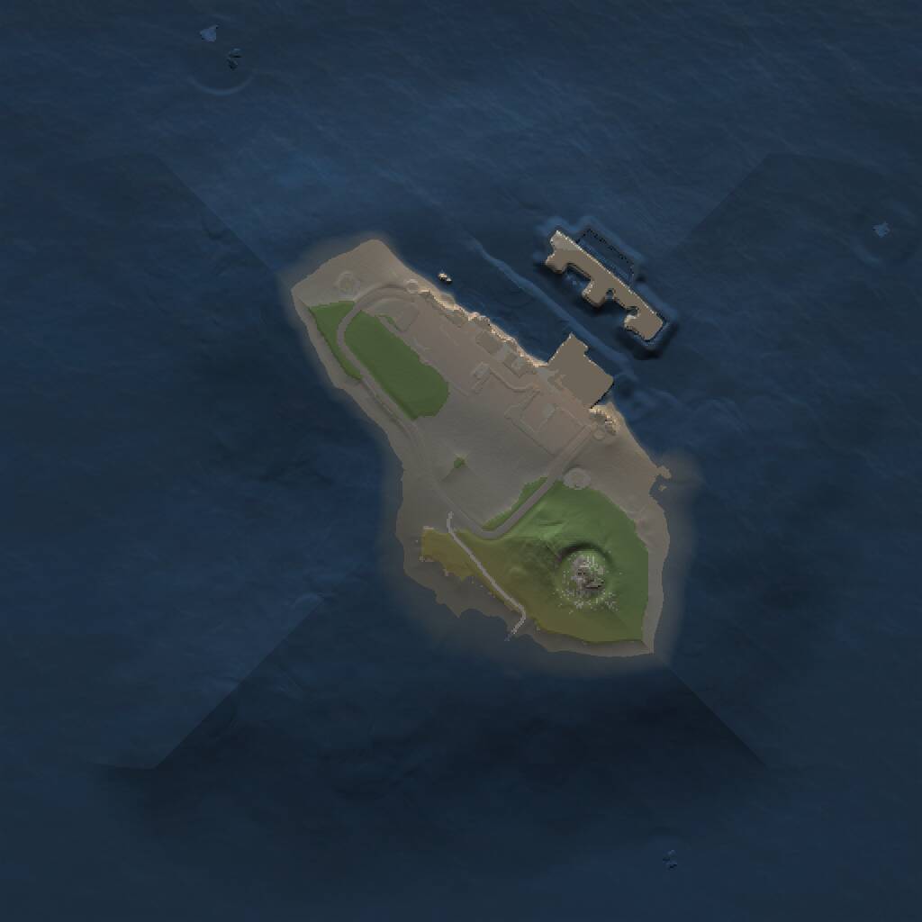 Rust Map: Procedural Map, Size: 1000, Seed: 654356, 2 Monuments