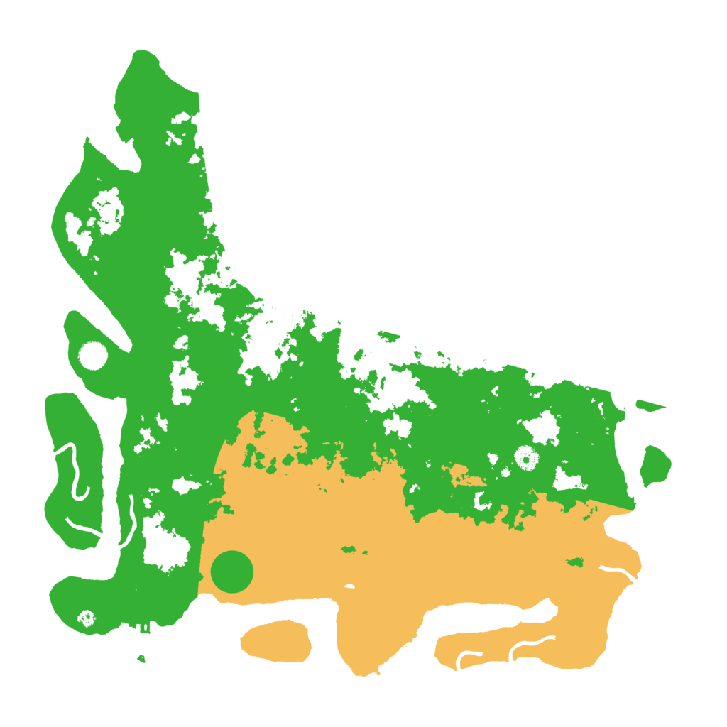 Biome Rust Map: Procedural Map, Size: 4500, Seed: 1060980792