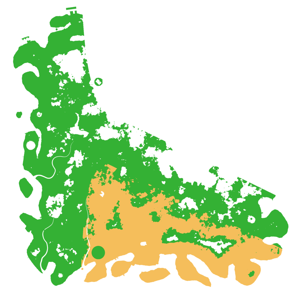Biome Rust Map: Procedural Map, Size: 5999, Seed: 777