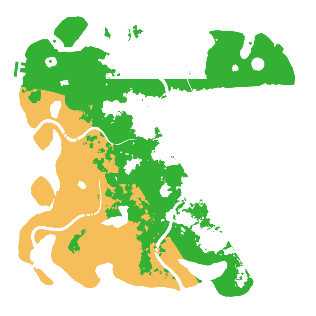 Biome Rust Map: Procedural Map, Size: 4250, Seed: 39155276