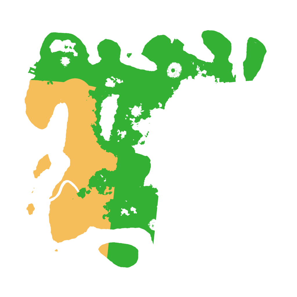 Biome Rust Map: Procedural Map, Size: 3000, Seed: 27543