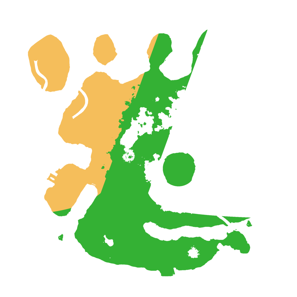 Biome Rust Map: Procedural Map, Size: 2500, Seed: 1214658484