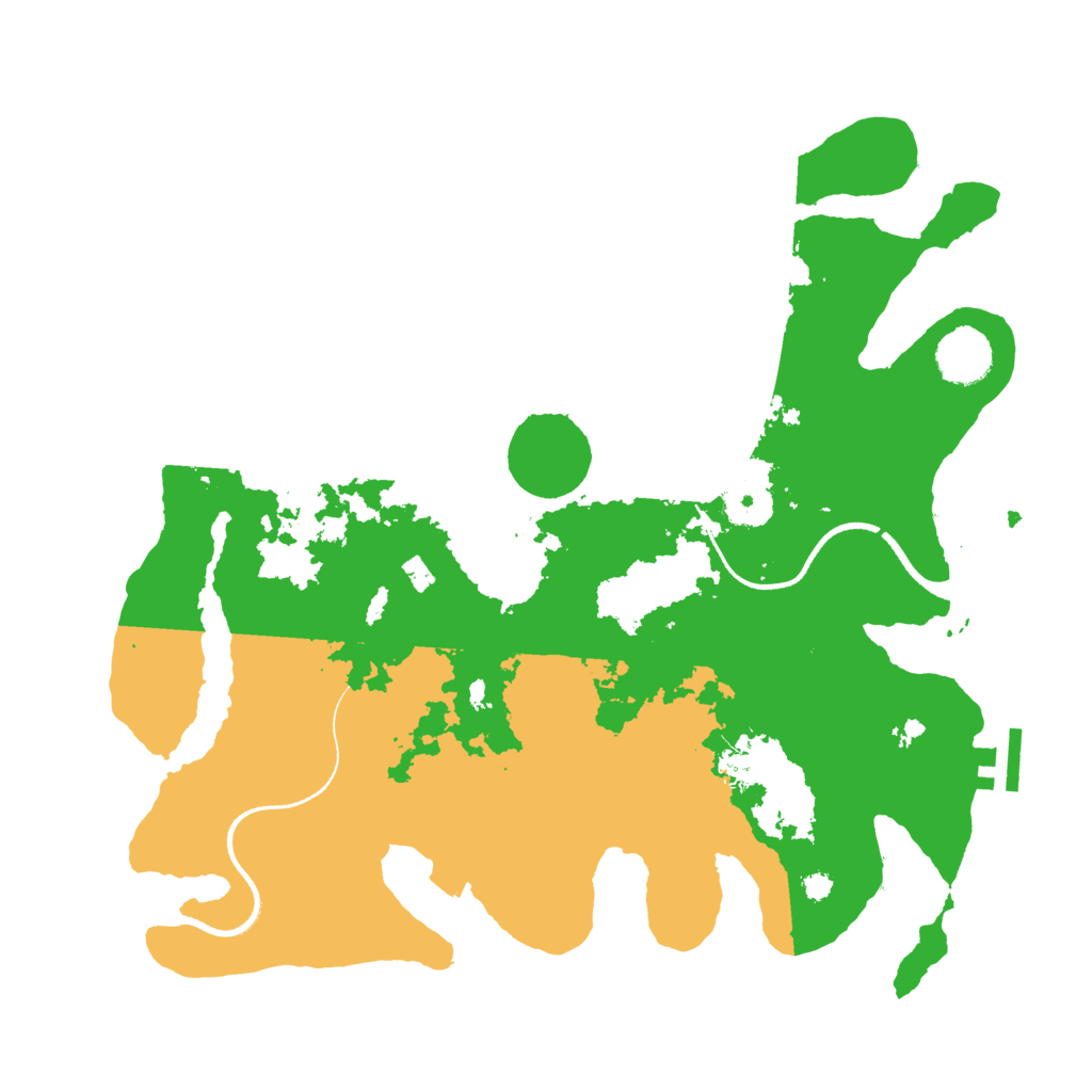 Biome Rust Map: Procedural Map, Size: 3500, Seed: 124537899