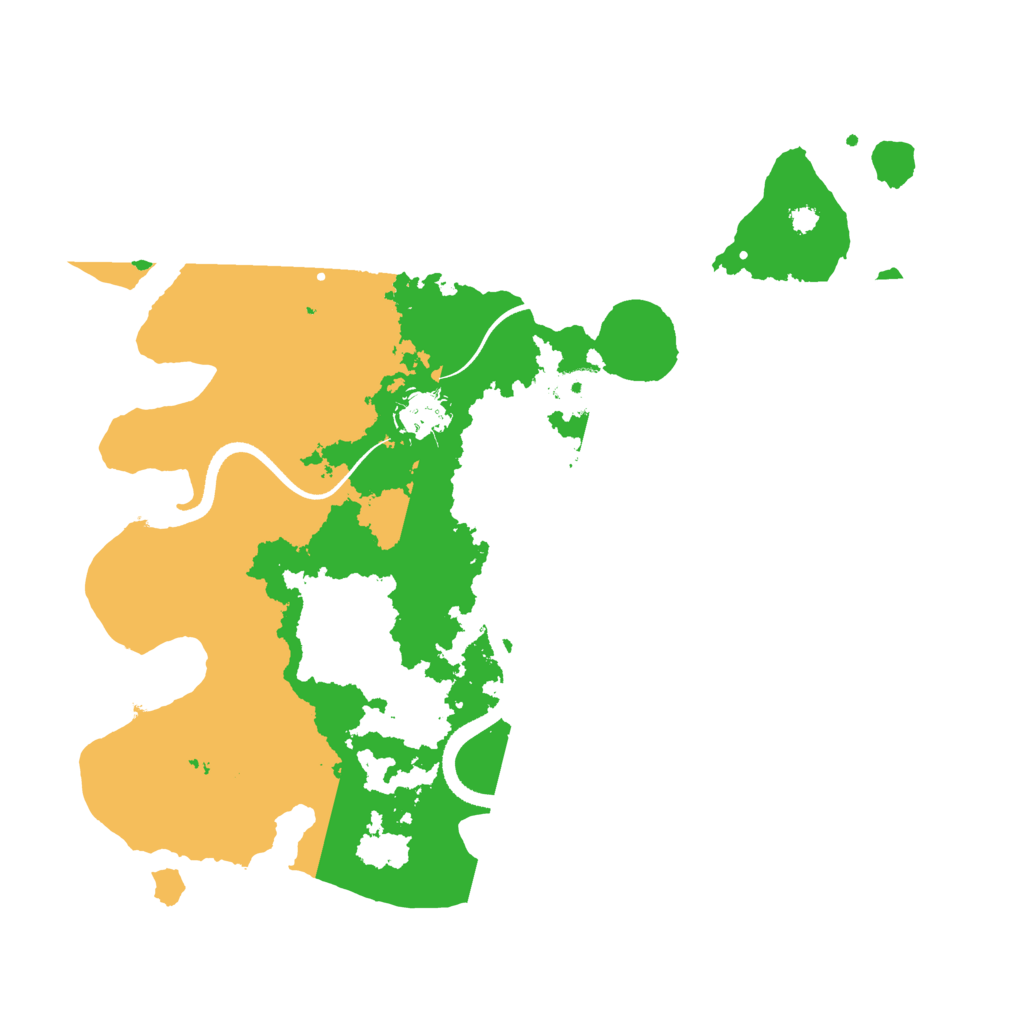 Biome Rust Map: Procedural Map, Size: 3500, Seed: 165279997