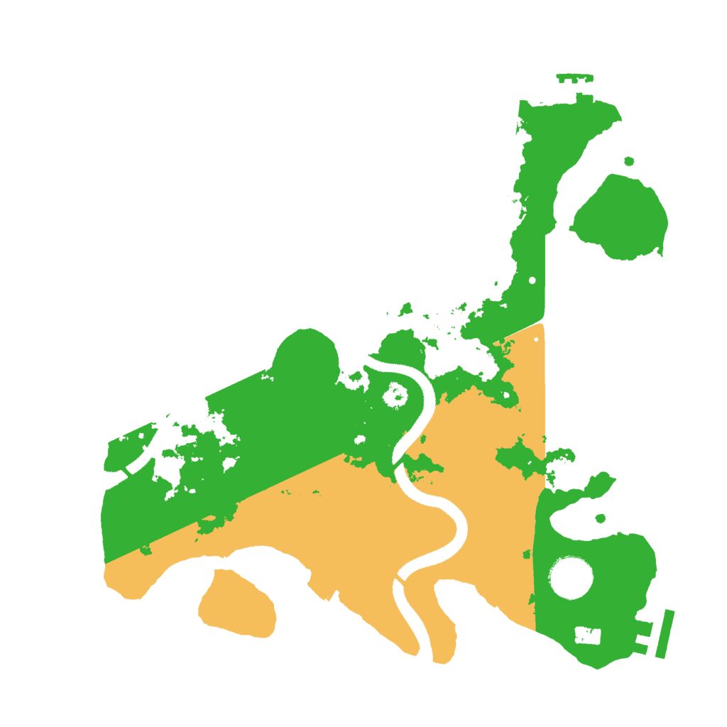 Biome Rust Map: Procedural Map, Size: 3000, Seed: 505622376