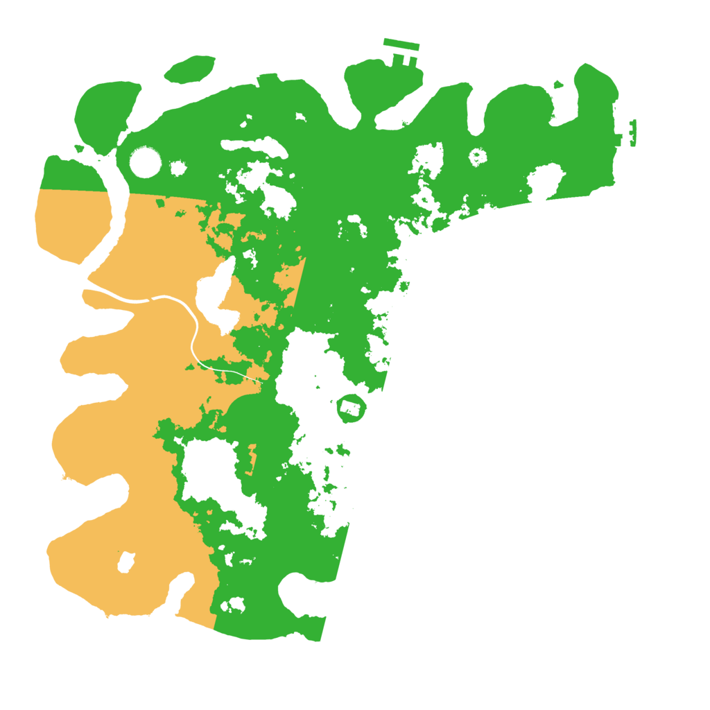 Biome Rust Map: Procedural Map, Size: 4000, Seed: 165279997