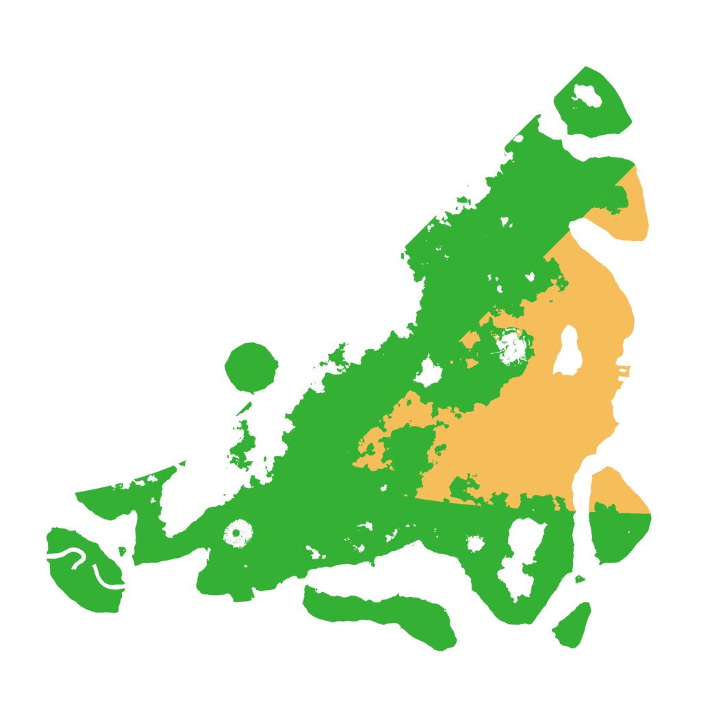 Biome Rust Map: Procedural Map, Size: 3800, Seed: 660752732