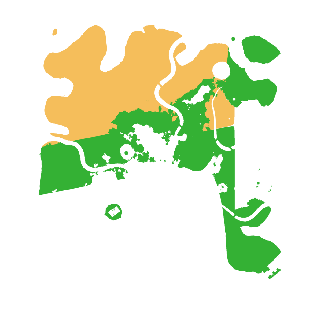 Biome Rust Map: Procedural Map, Size: 3200, Seed: 468741123