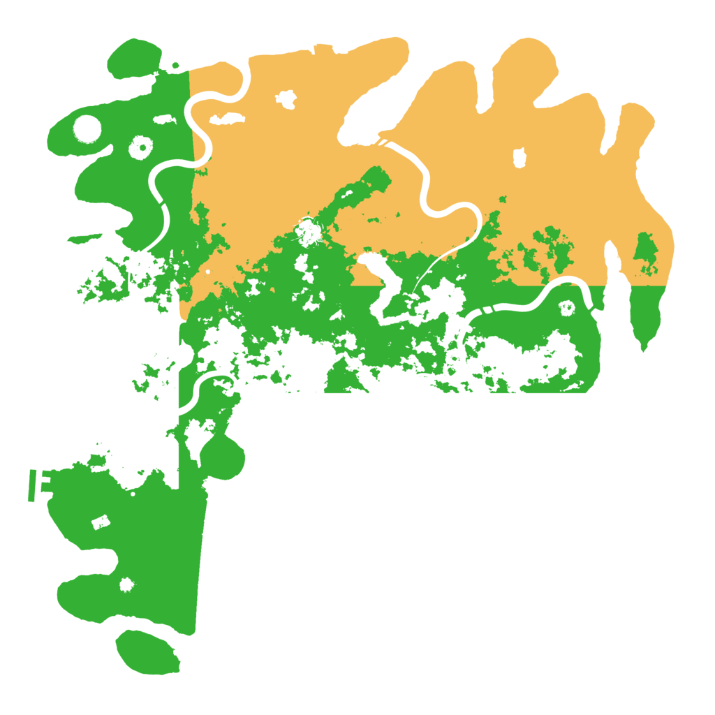Biome Rust Map: Procedural Map, Size: 4500, Seed: 562