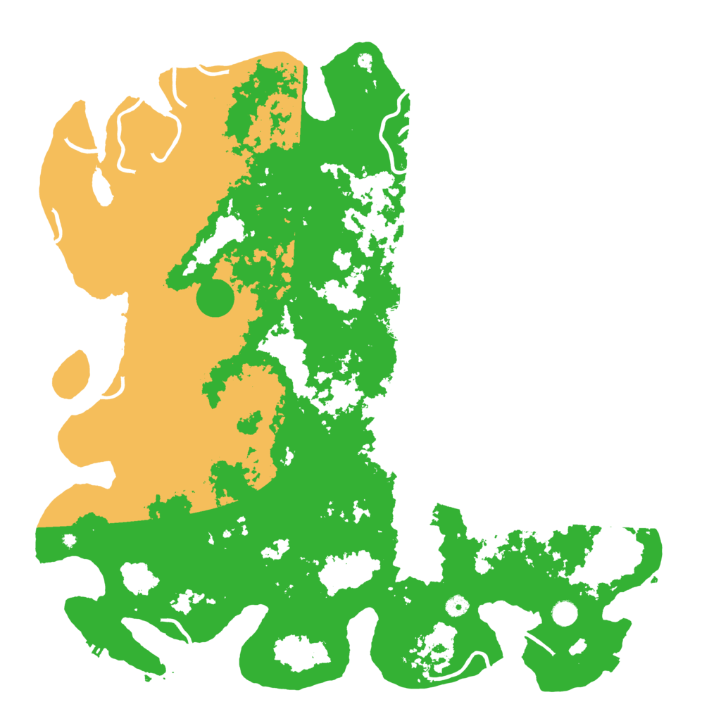 Biome Rust Map: Procedural Map, Size: 5000, Seed: 1136967780