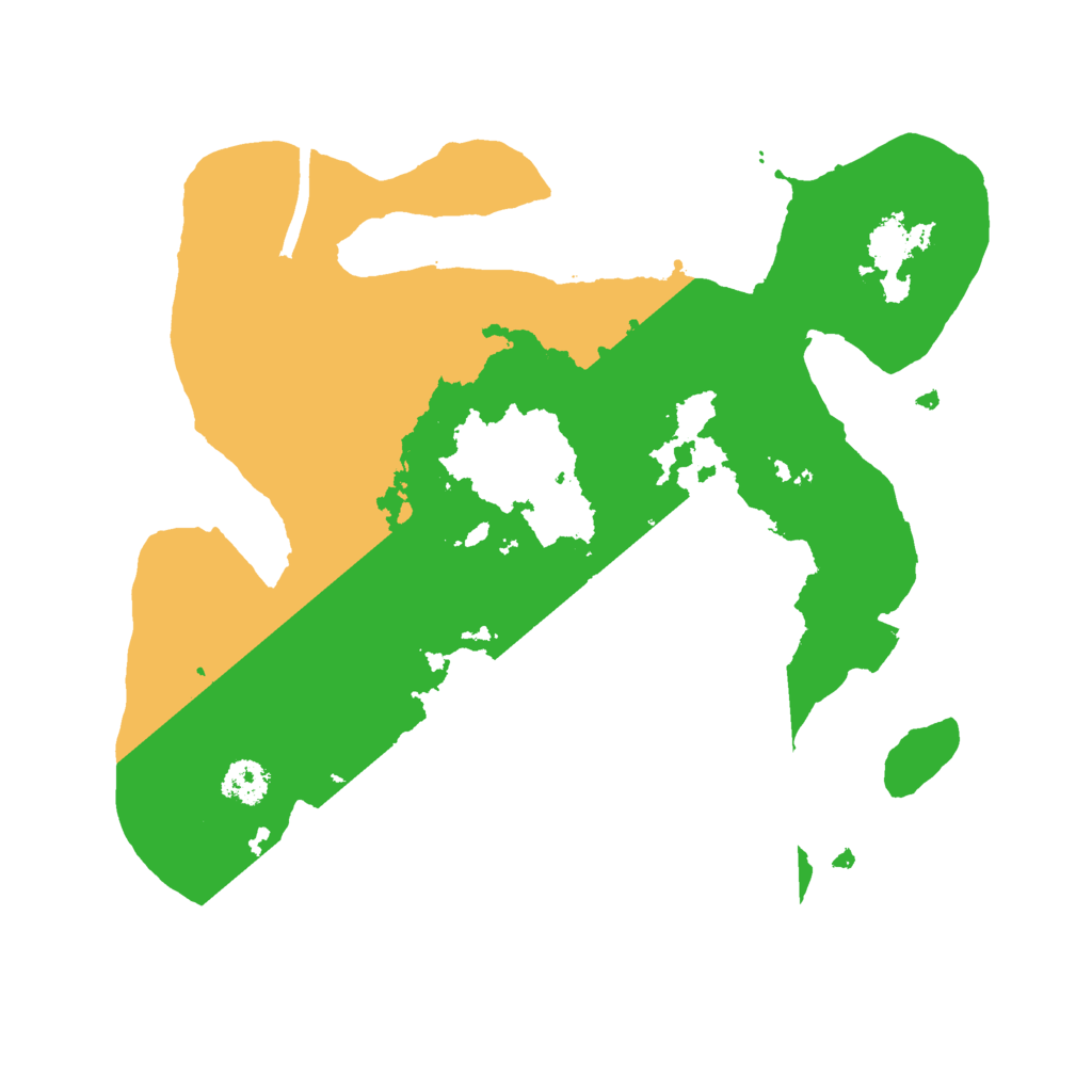 Biome Rust Map: Procedural Map, Size: 2500, Seed: 2142164928