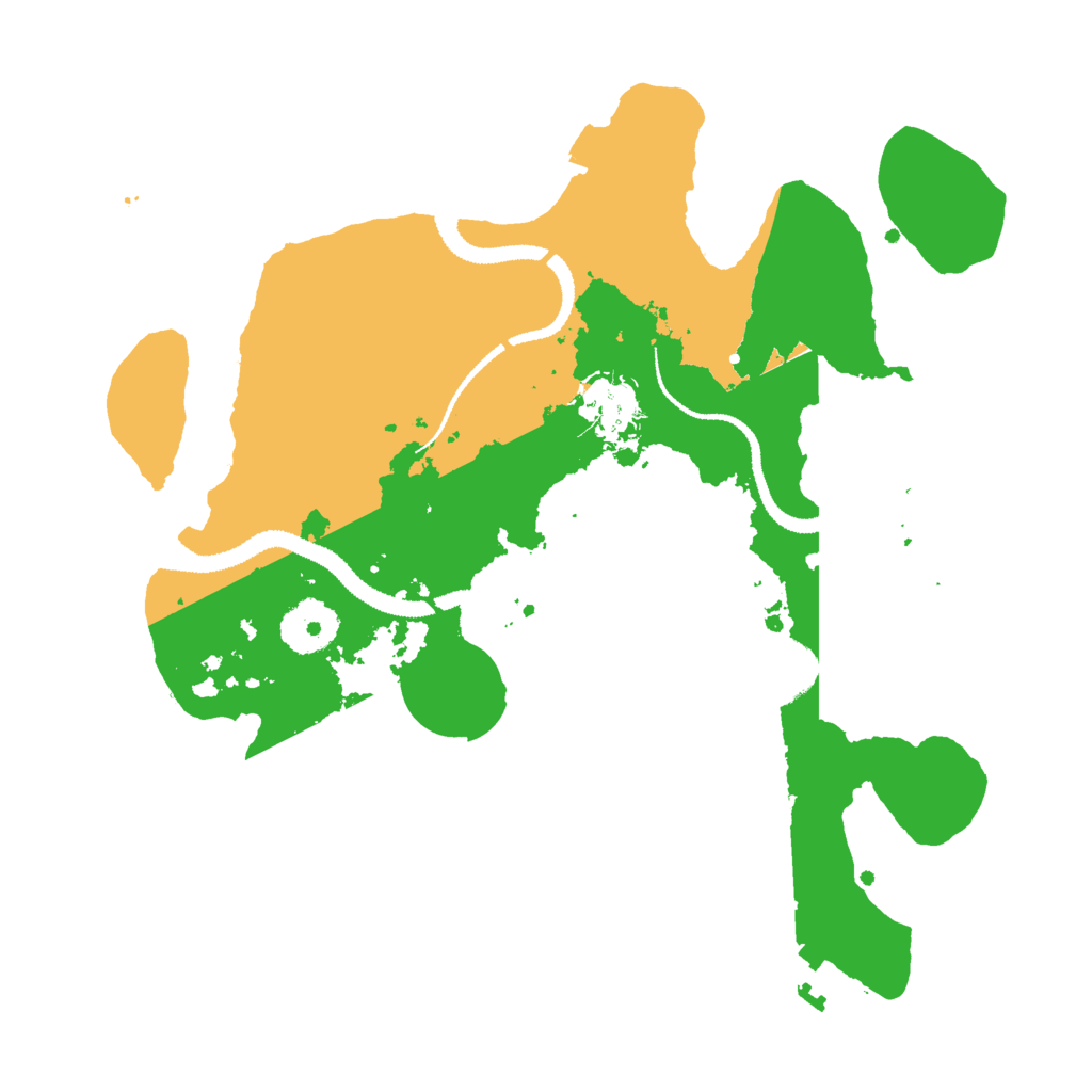 Biome Rust Map: Procedural Map, Size: 3000, Seed: 386368234