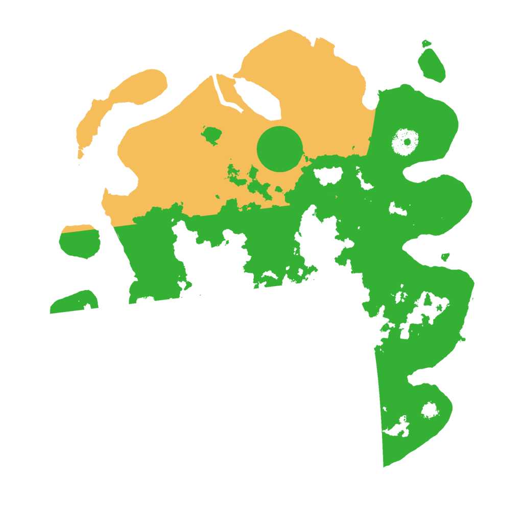 Biome Rust Map: Procedural Map, Size: 3000, Seed: 1391616044