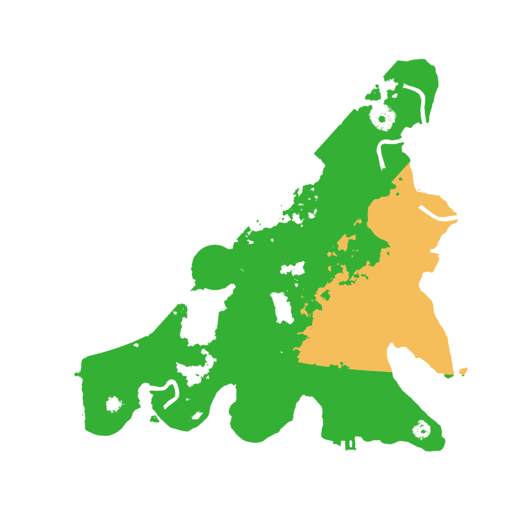 Biome Rust Map: Procedural Map, Size: 3000, Seed: 8576