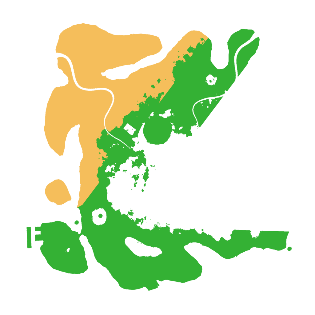 Biome Rust Map: Procedural Map, Size: 3000, Seed: 22877