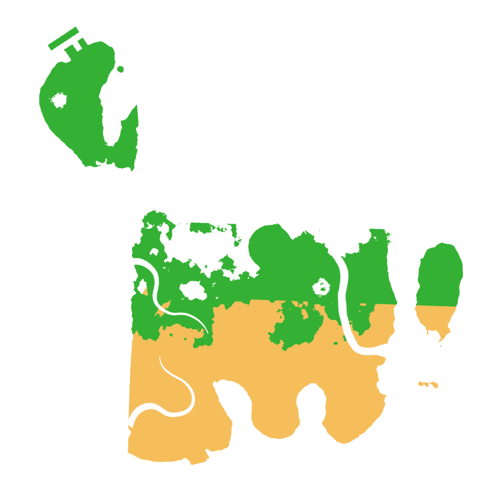 Biome Rust Map: Procedural Map, Size: 3000, Seed: 31380