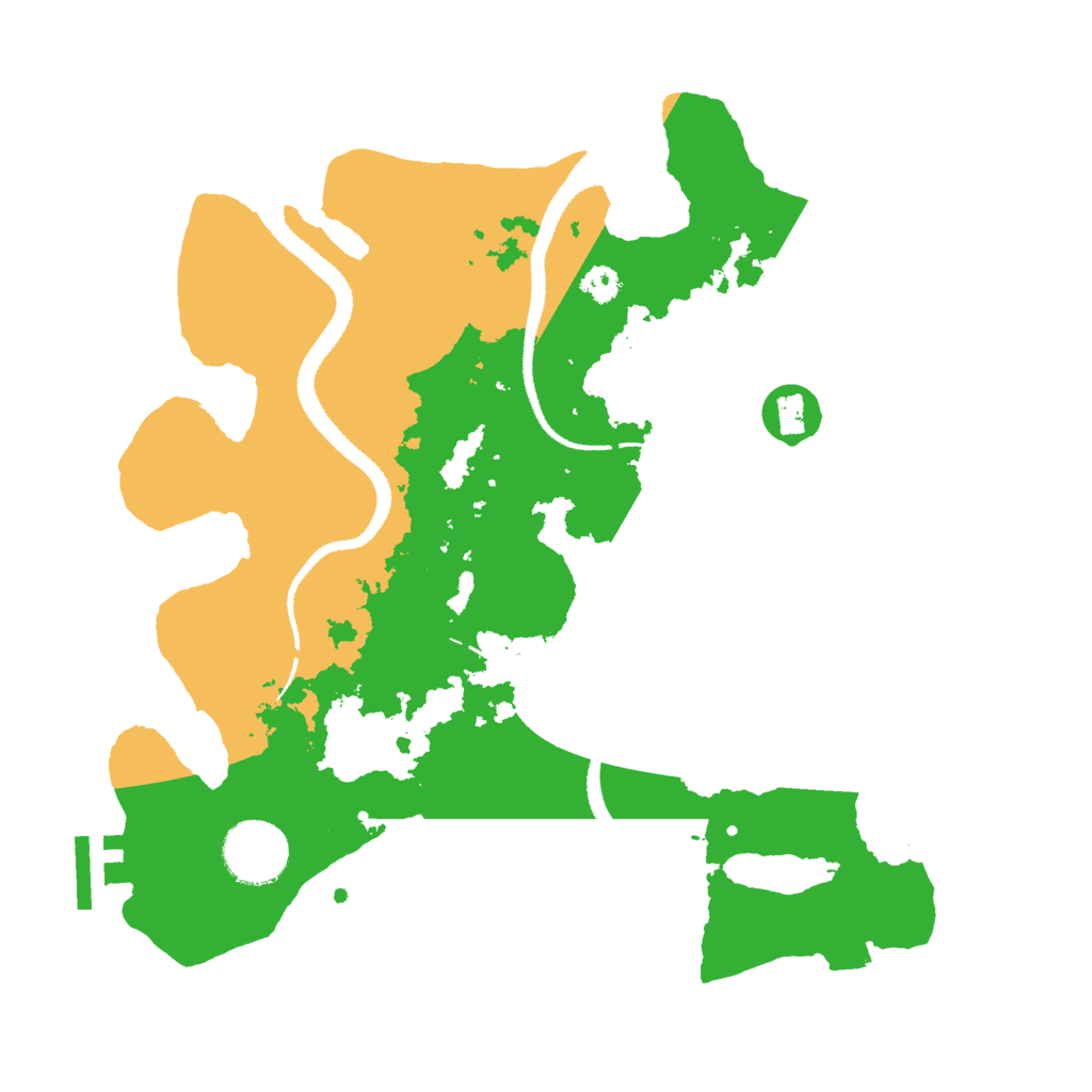 Biome Rust Map: Procedural Map, Size: 3000, Seed: 449666463