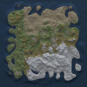 Thumbnail Rust Map: Procedural Map, Size: 4250, Seed: 1734854013, 19 Monuments