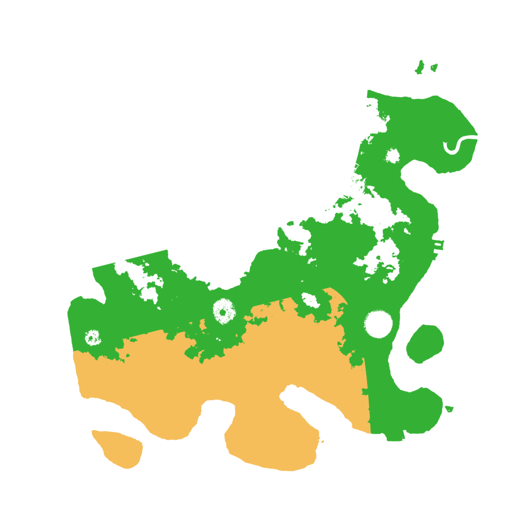 Biome Rust Map: Procedural Map, Size: 3250, Seed: 383236940