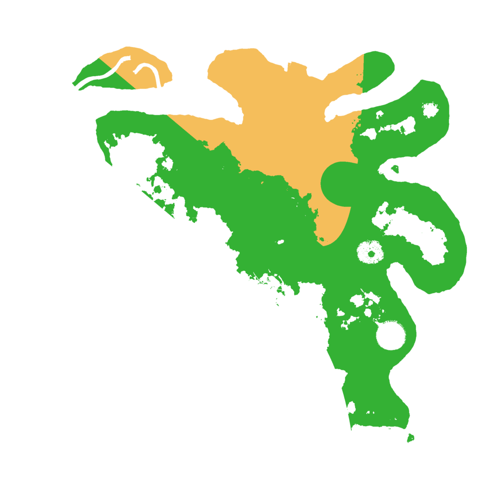 Biome Rust Map: Procedural Map, Size: 3000, Seed: 941101353