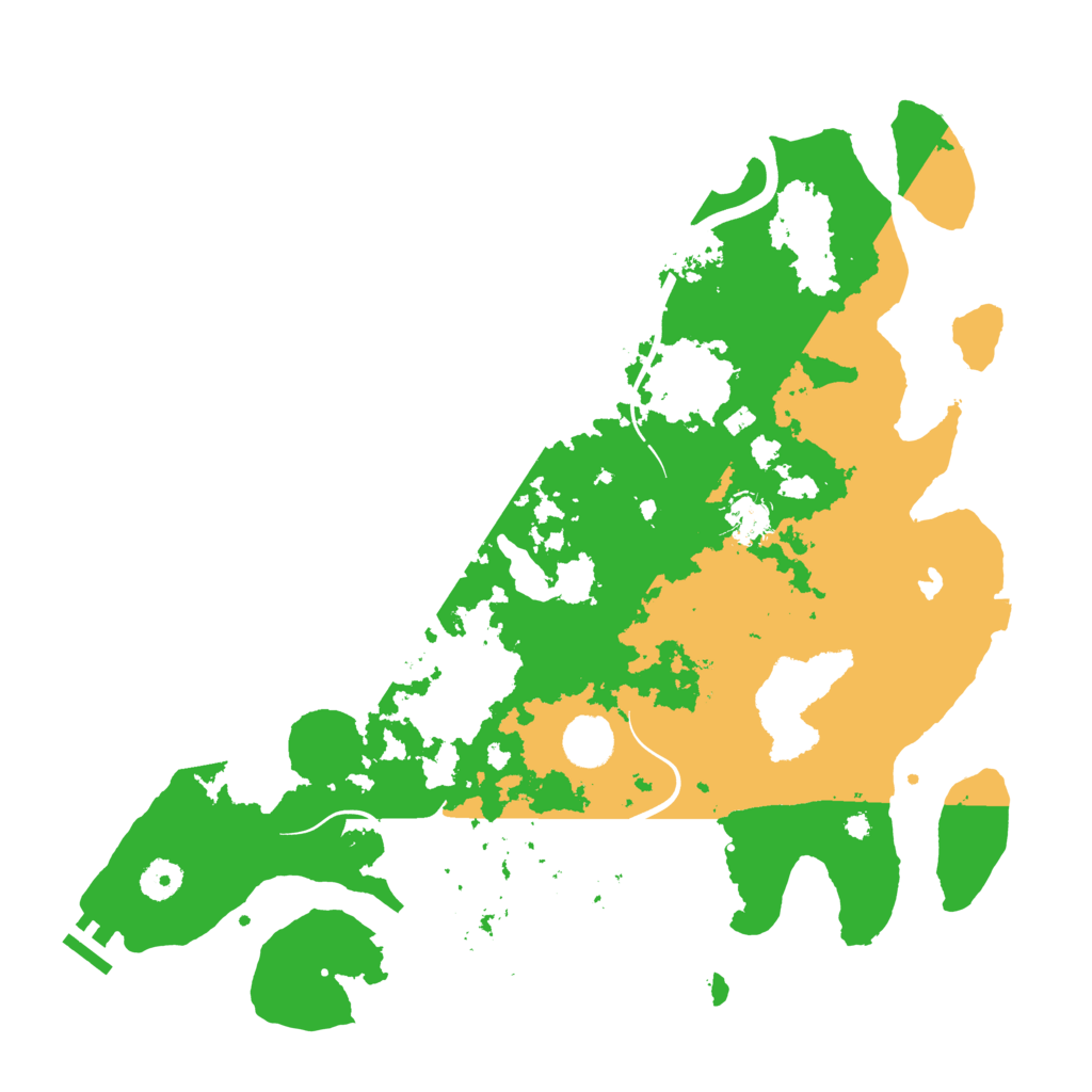 Biome Rust Map: Procedural Map, Size: 4000, Seed: 240604