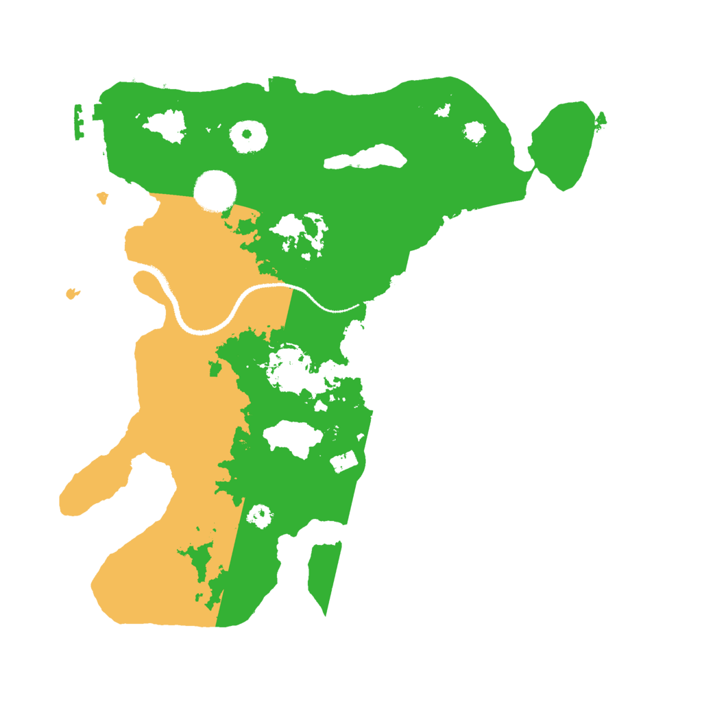 Biome Rust Map: Procedural Map, Size: 3000, Seed: 1557702440
