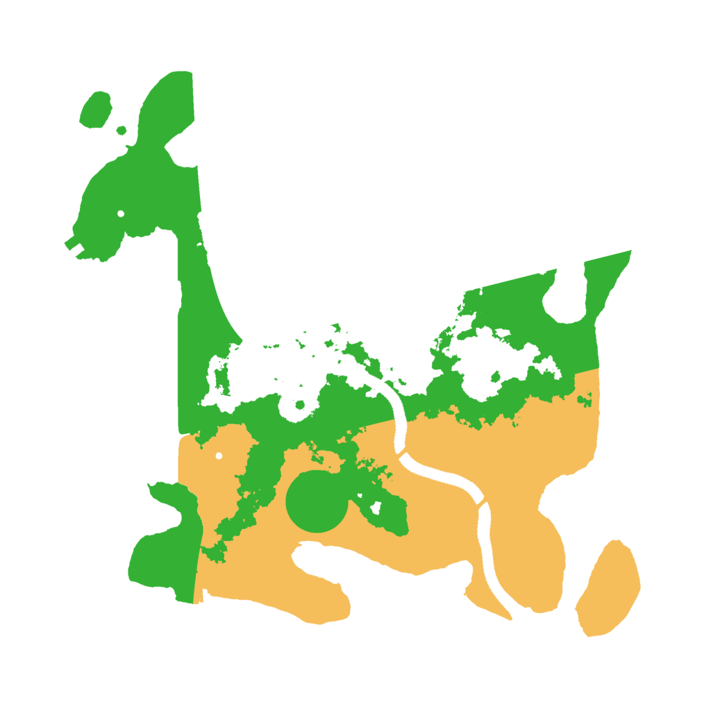 Biome Rust Map: Procedural Map, Size: 3000, Seed: 447714783