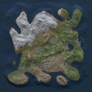 Thumbnail Rust Map: Procedural Map, Size: 3000, Seed: 187832573, 11 Monuments