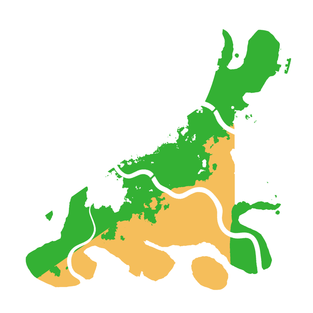 Biome Rust Map: Procedural Map, Size: 3000, Seed: 187832573