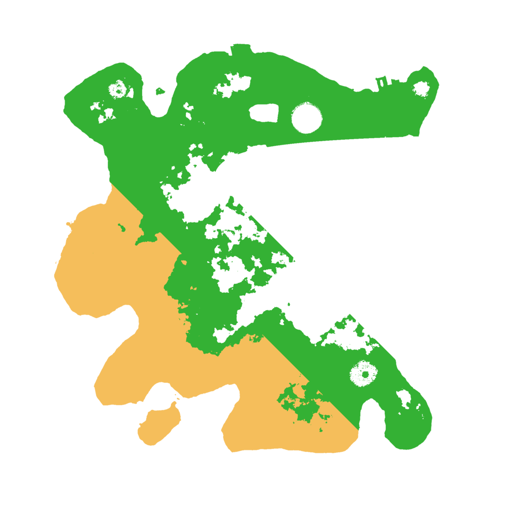 Biome Rust Map: Procedural Map, Size: 3000, Seed: 133602629