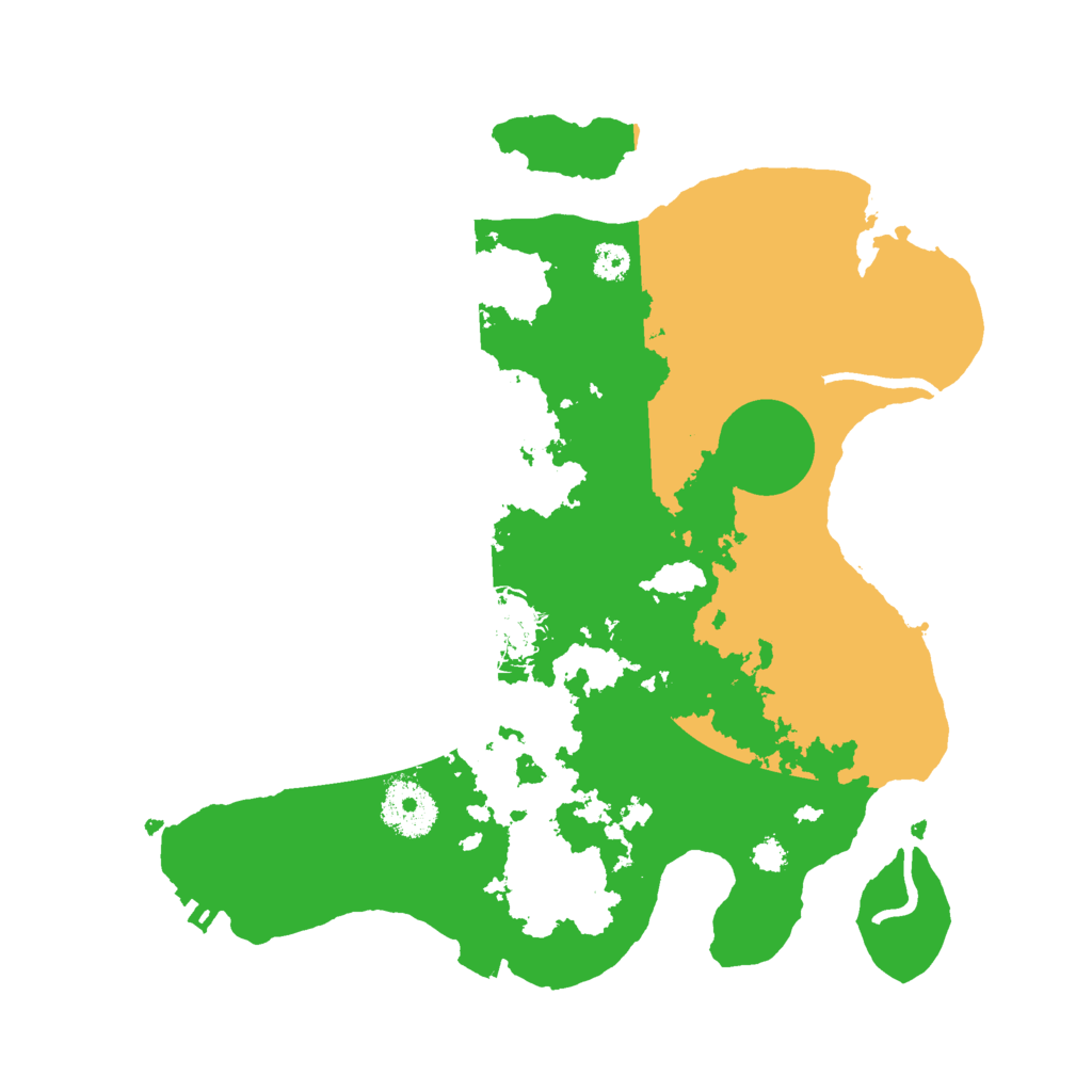 Biome Rust Map: Procedural Map, Size: 3000, Seed: 836544987