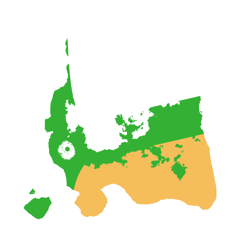 Biome Rust Map: Procedural Map, Size: 2200, Seed: 595180432