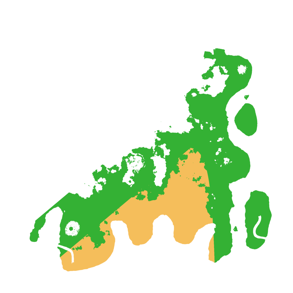 Biome Rust Map: Procedural Map, Size: 3000, Seed: 4890135