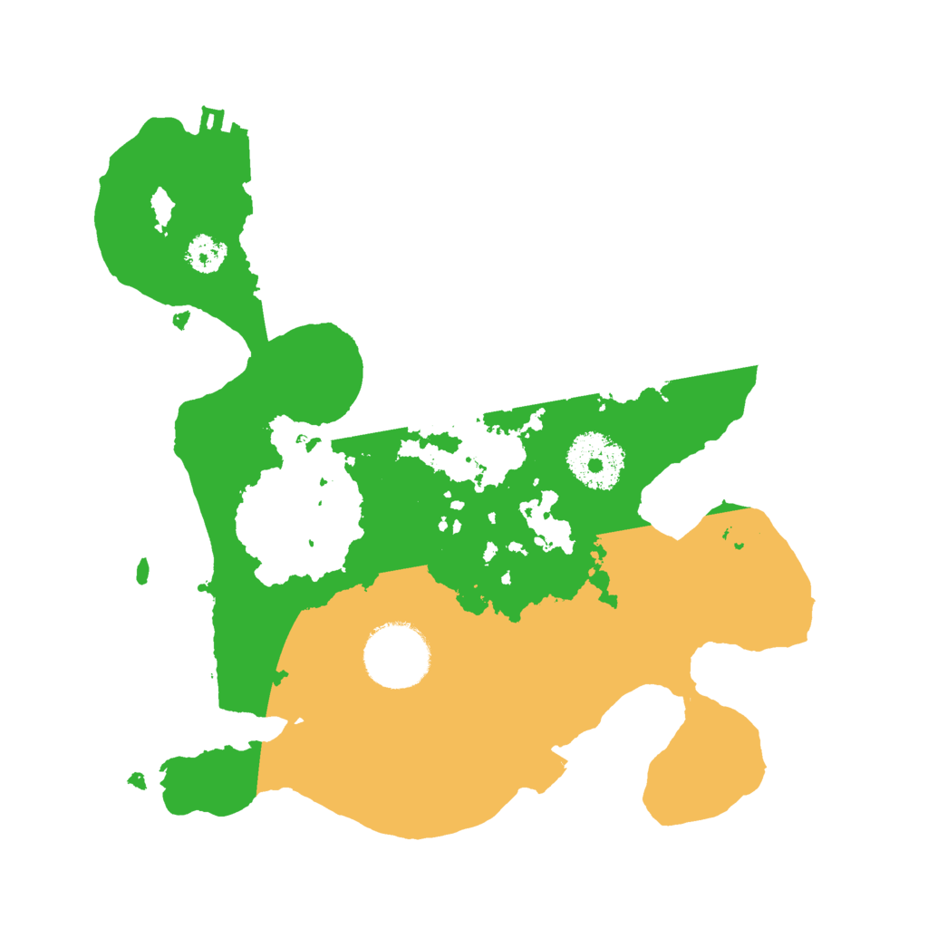 Biome Rust Map: Procedural Map, Size: 2500, Seed: 239487