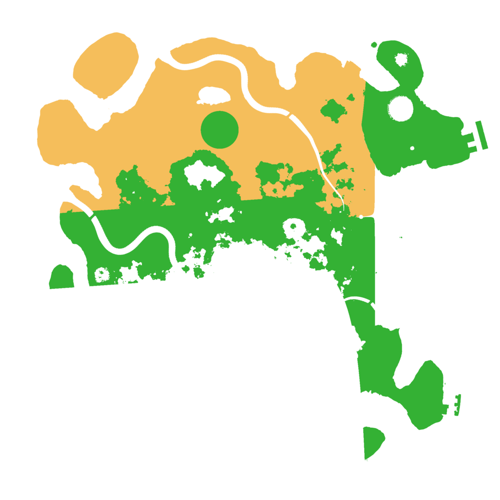 Biome Rust Map: Procedural Map, Size: 3500, Seed: 1784702031