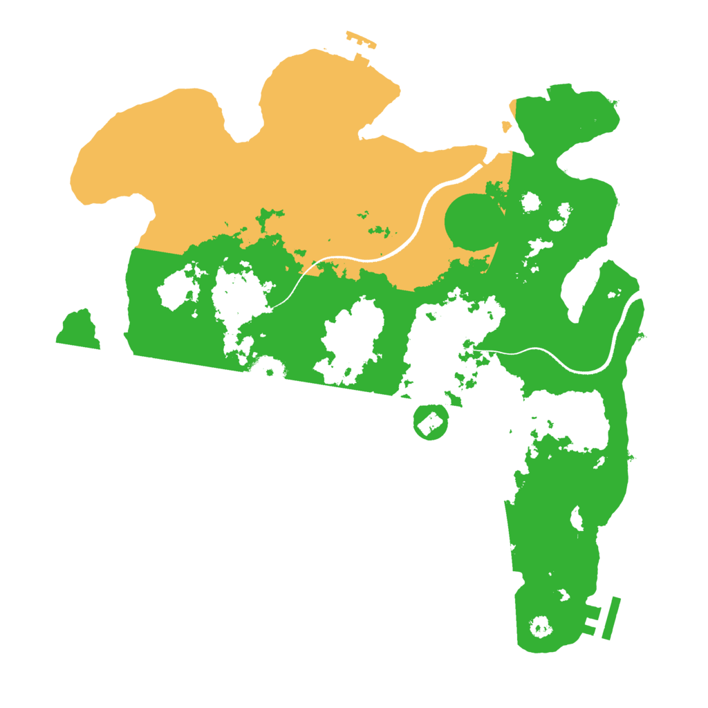Biome Rust Map: Procedural Map, Size: 3300, Seed: 933889806