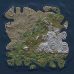 Thumbnail Rust Map: Procedural Map, Size: 4250, Seed: 1856860422, 19 Monuments